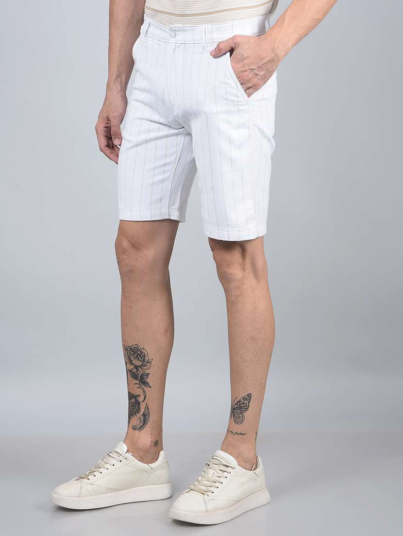 men stripes mid rise shorts - 21854758 -  Standard Image - 1