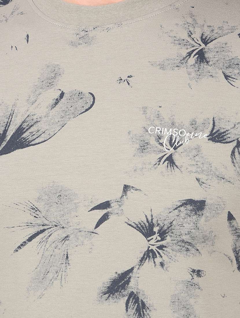 men printed short sleeve slim fit t-shirt  - 21854774 -  Standard Image - 4