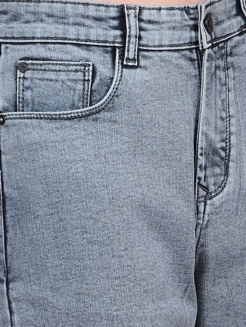 women solid mid rise straight fit jean - 21854831 -  Standard Image - 4