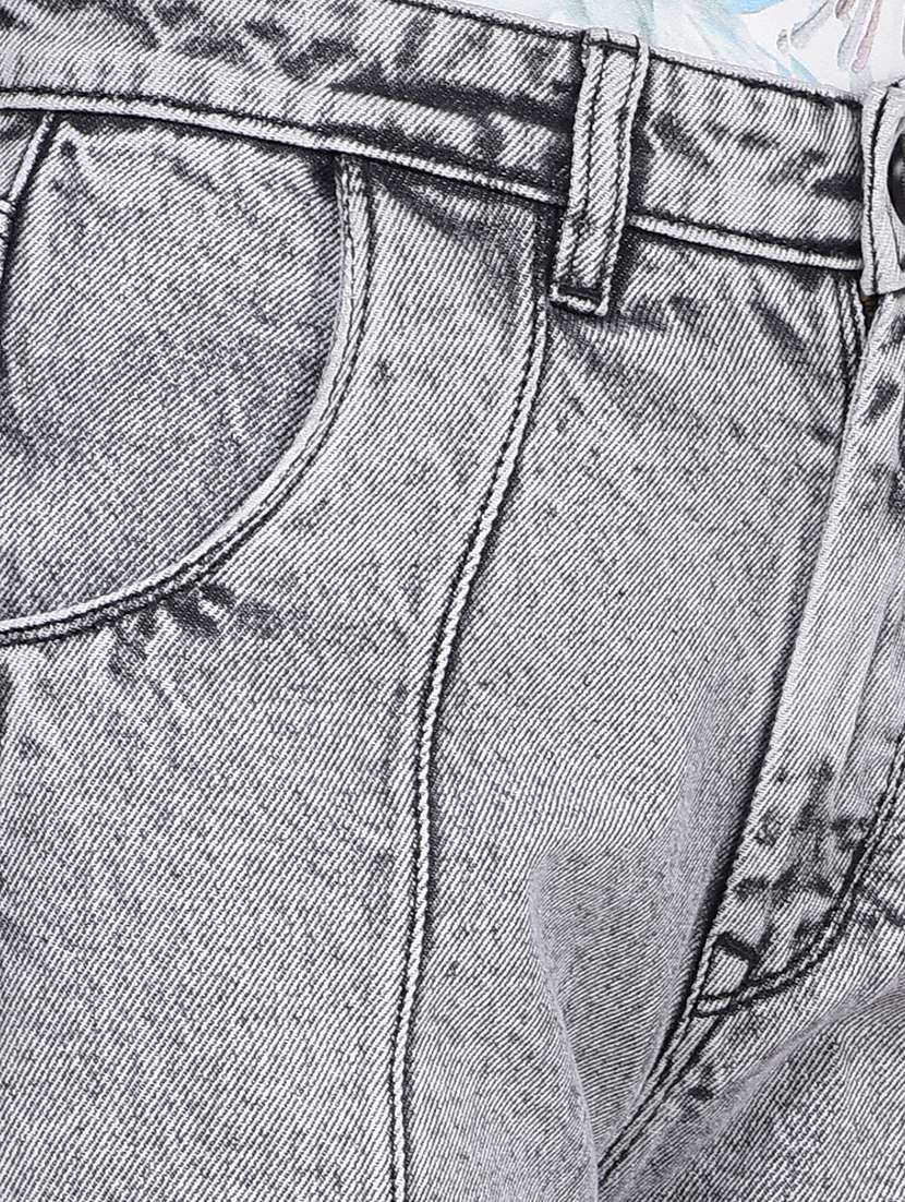 women solid mid rise wide leg jean - 21854844 - Standard Image - 6