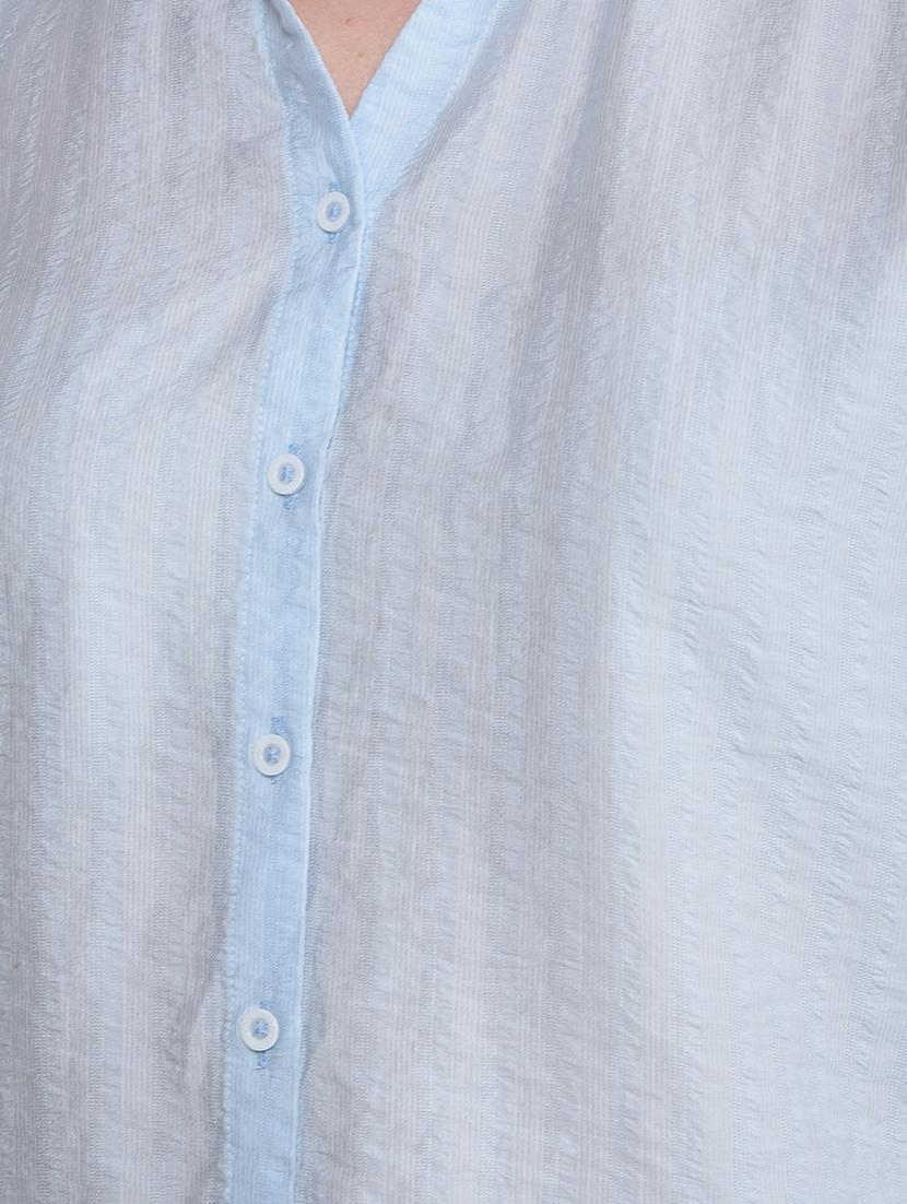 women solid collared regular shirt - 21854889 - Standard Image - 4