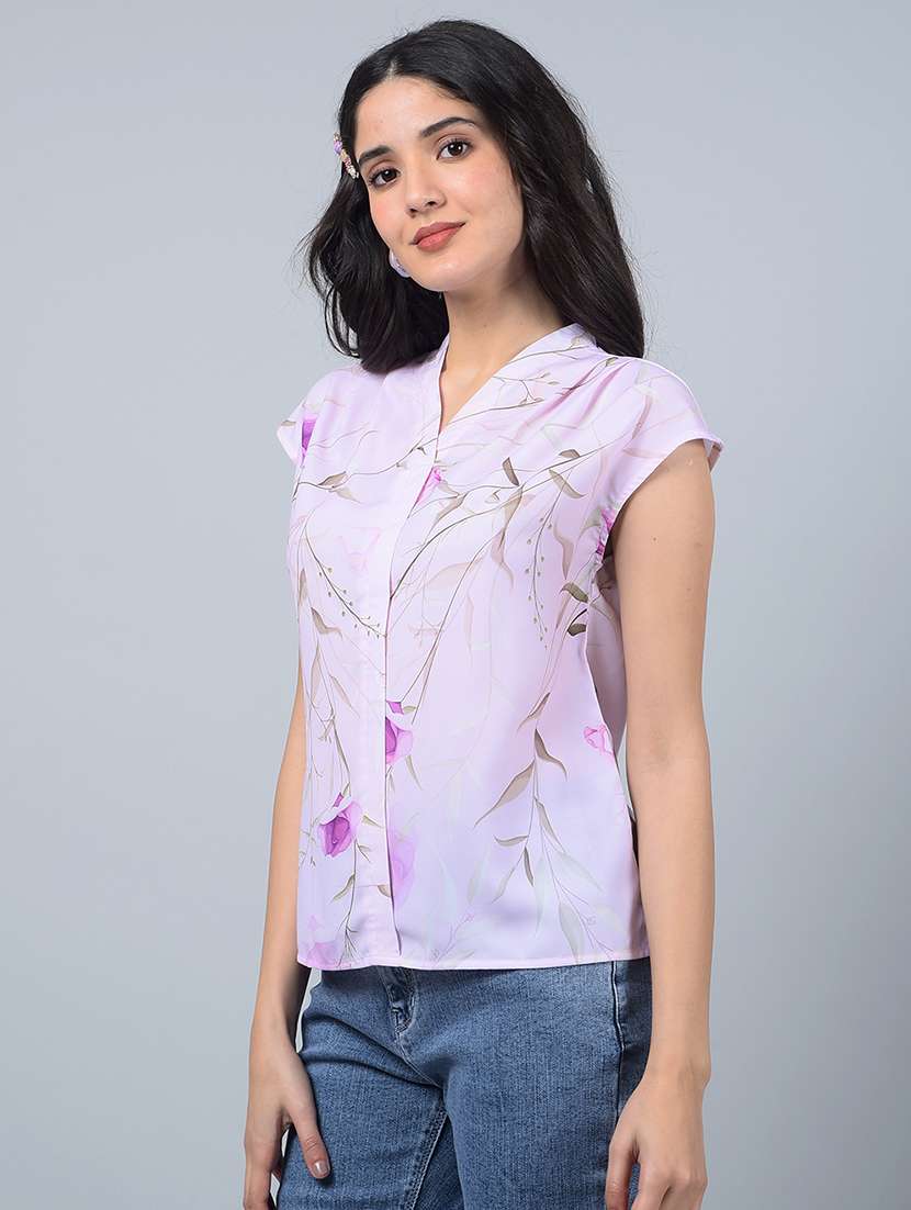women printed sleeveless regular top - 21854918 -  Standard Image - 1