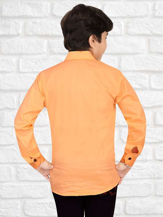 boys printed long sleeve casual shirt - 21854982 -  Standard Image - 1