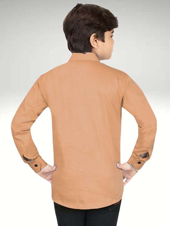 boys printed long sleeve casual shirt - 21855013 -  Standard Image - 1