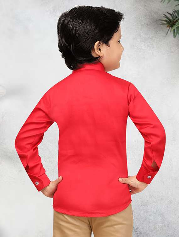 boys printed long sleeve casual shirt - 21855030 -  Standard Image - 1