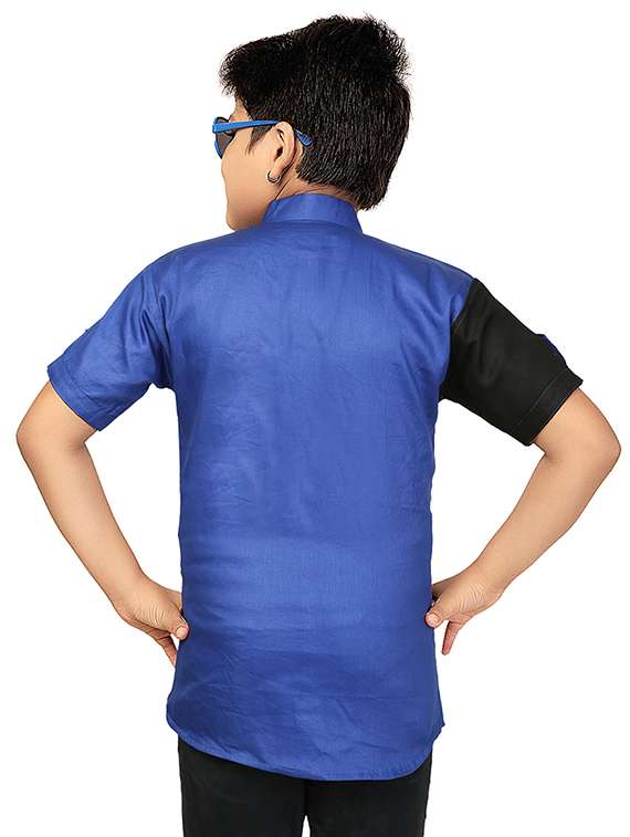boys printed short sleeve casual shirt - 21855063 -  Standard Image - 1