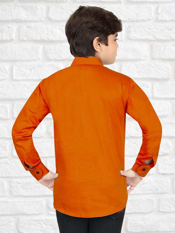 boys printed long sleeve casual shirt - 21855118 -  Standard Image - 1