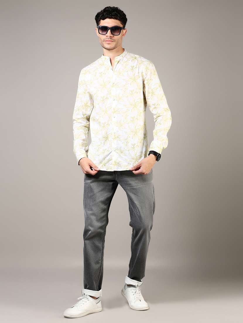 men washed mid rise full length denim jeans - 21855214 -  Standard Image - 4