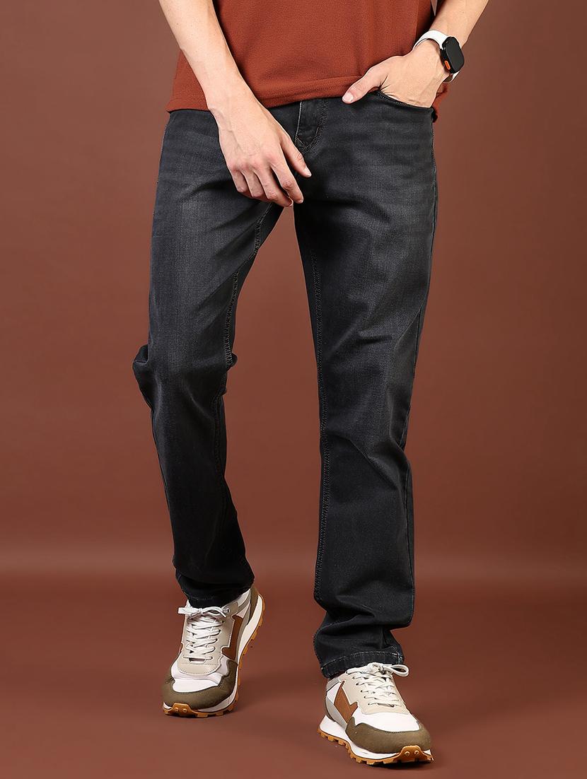 men washed mid rise full length denim jeans - 21855260 -  Standard Image - 1