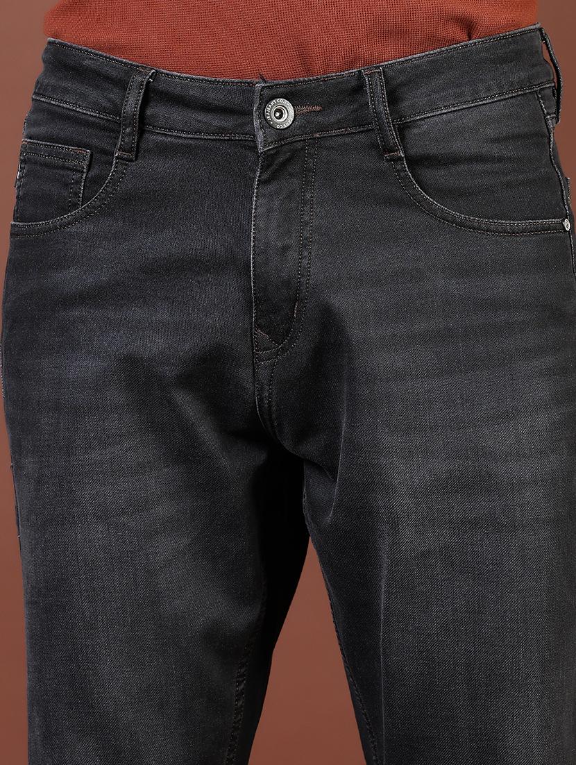men washed mid rise full length denim jeans - 21855260 - Standard Image - 4