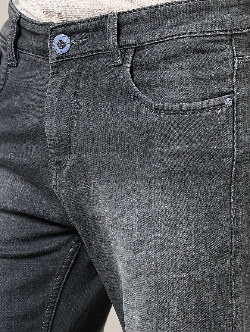 men washed mid rise full length denim jeans - 21855314 -  Standard Image - 4