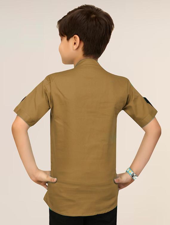 boys printed jacket with attached t-shirt - 21855389 - Standard Image - 1
