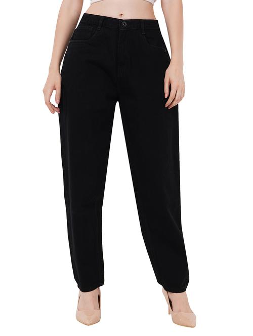 women solid high rise mom fit jean - 21855522 - Standard Image - 0