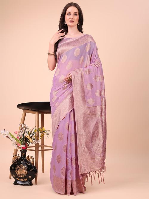 women self design kanjivaram saree with blouse - 21855540 -  Standard Image - 0