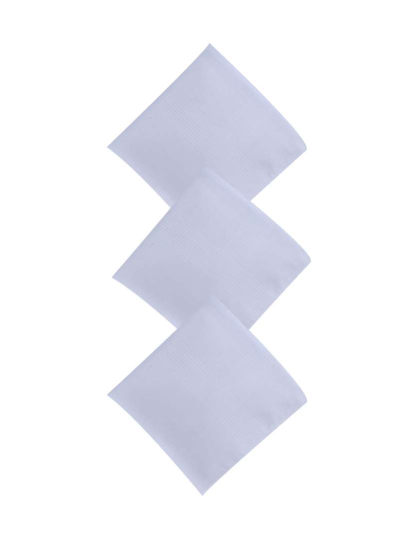 men pack of 6 white handkerchief - 21855606 -  Standard Image - 1