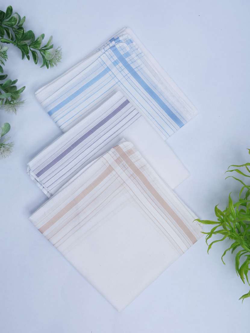 men white cotton combo handkerchief - 21855644 - Standard Image - 1