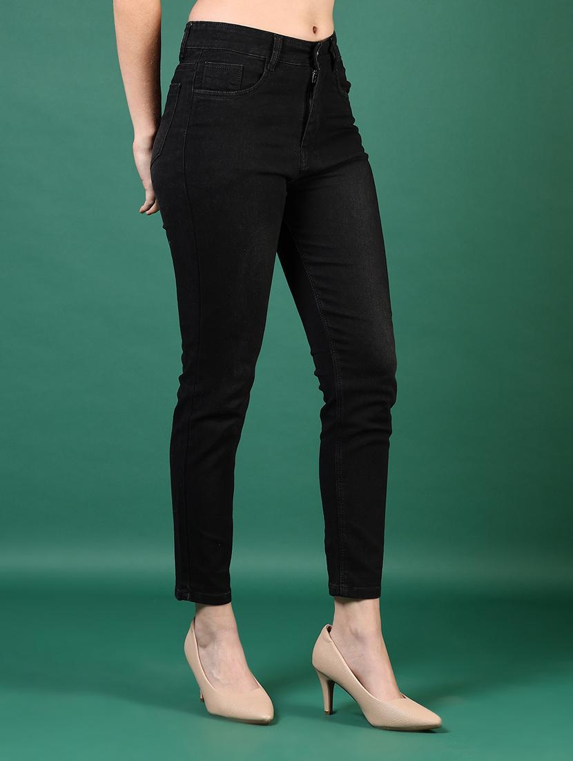 women solid mid rise slim fit jean - 21862437 -  Standard Image - 1