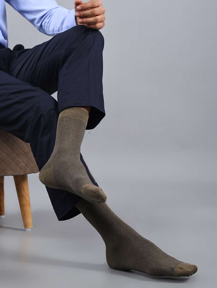 men pack of 3 above ankle length sock - 21863606 -  Standard Image - 4