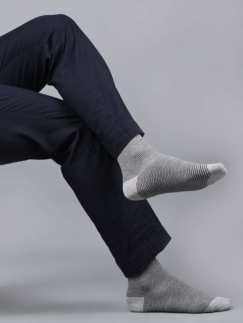 men pack of 3 above ankle length sock - 21863610 -  Standard Image - 4