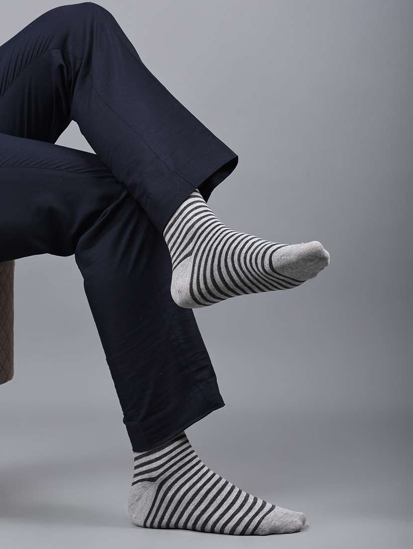 men pack of 3 above ankle length sock - 21863634 -  Standard Image - 4
