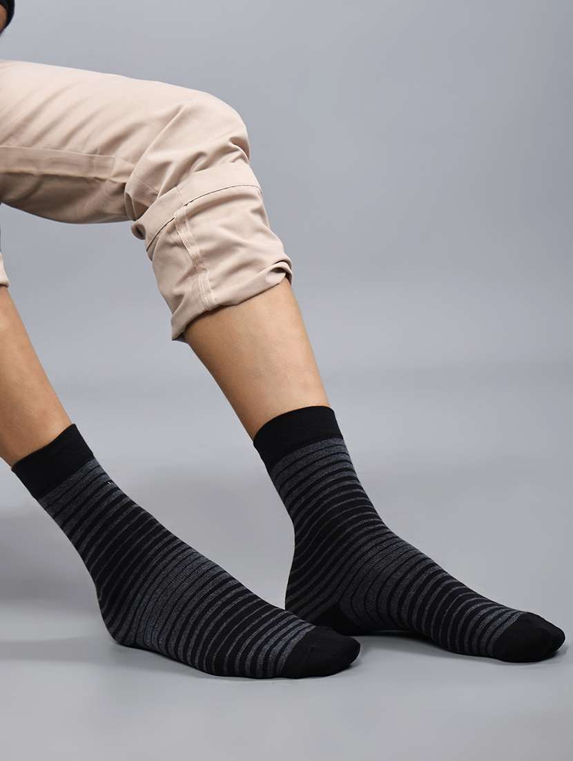 men pack of 3 above ankle length sock - 21863636 -  Standard Image - 4