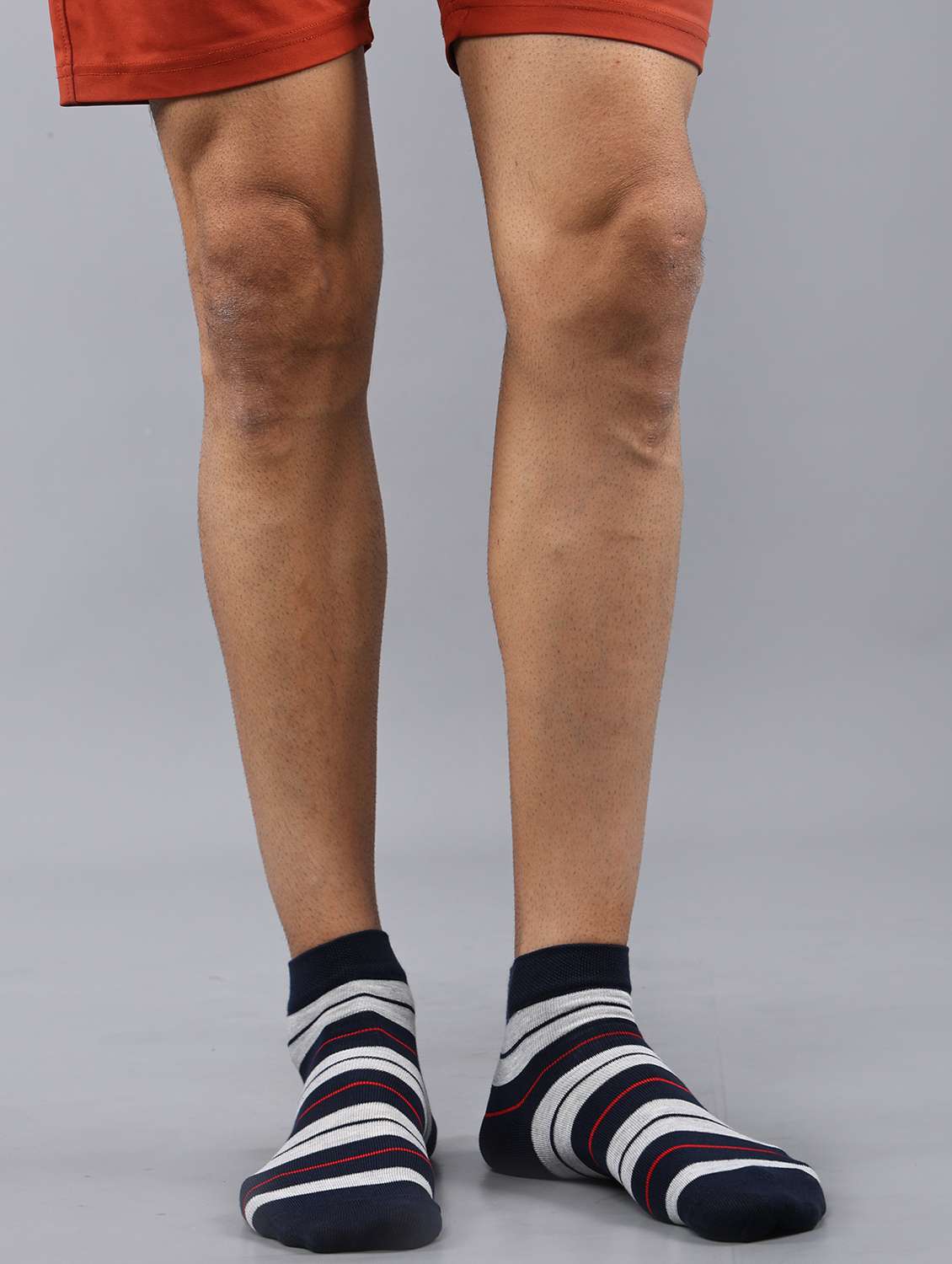 men pack of 3 striped ankle length sock - 21863692 -  Standard Image - 1