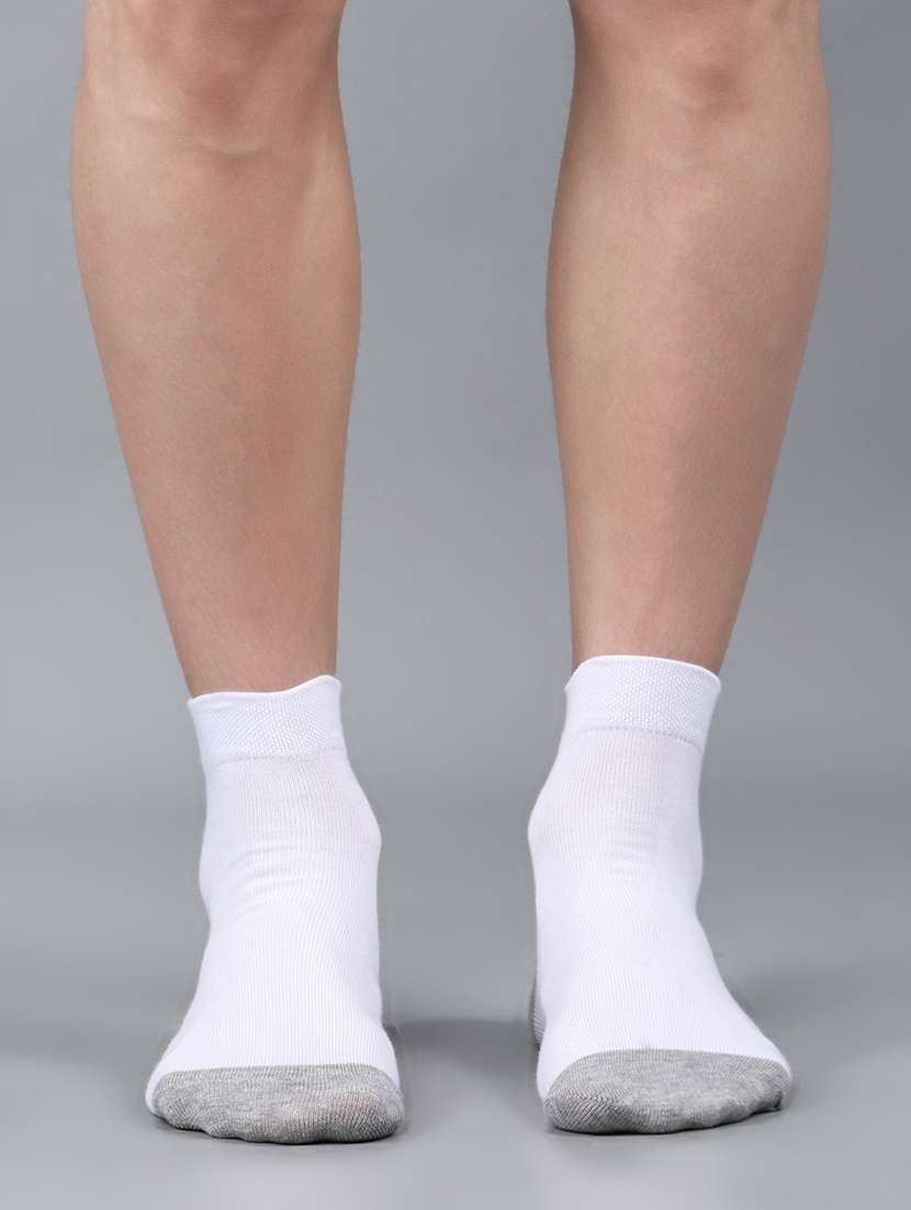 men pack of 3 solid ankle length socks - 21863699 -  Standard Image - 1