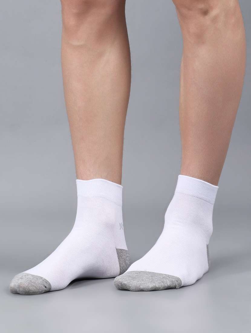 men pack of 3 solid ankle length socks - 21863702 -  Standard Image - 1