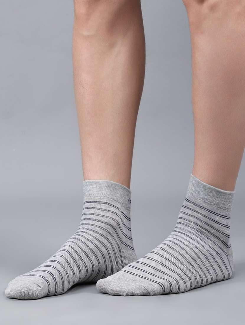 men pack of 3 striped ankle length sock - 21863703 -  Standard Image - 1