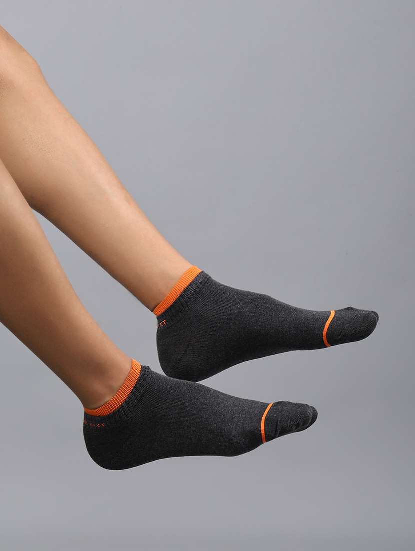 men pack of 3 solid ankle length socks - 21863713 -  Standard Image - 4