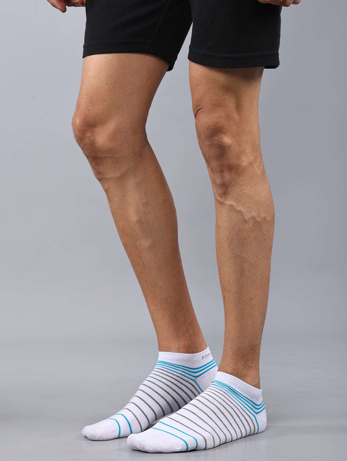 men pack of 3 striped ankle length sock - 21863719 -  Standard Image - 1