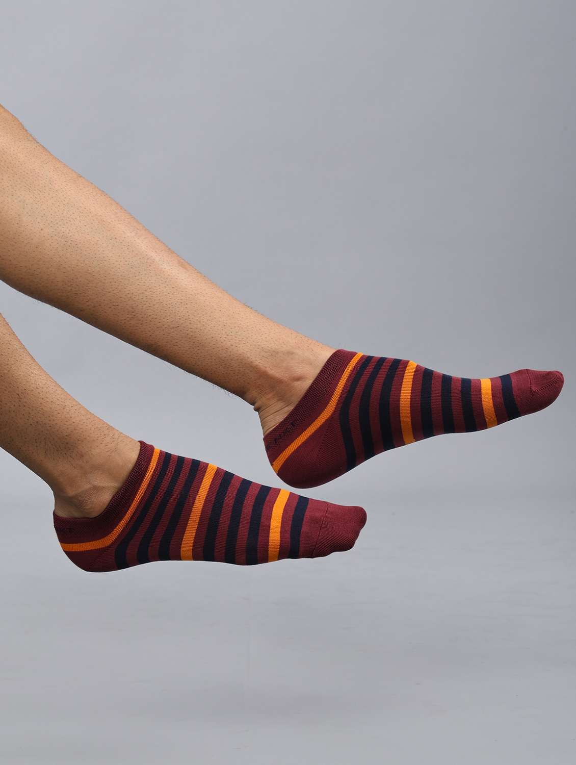 men pack of 3 striped ankle length sock - 21863725 -  Standard Image - 4