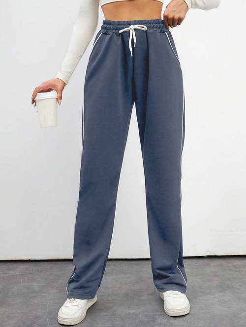 women high rise tapered track pant - 21864111 -  Standard Image - 0