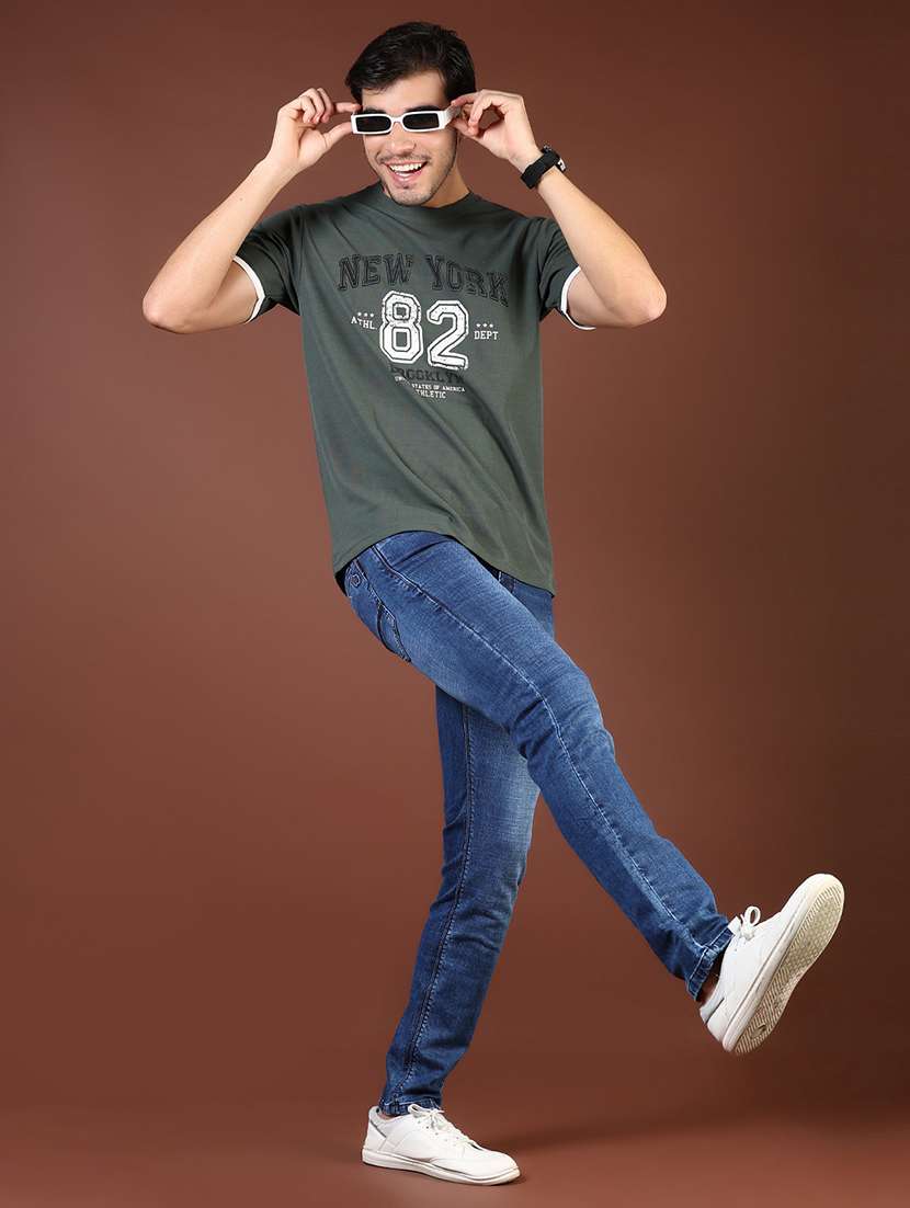 men printed short sleeve regular fit t-shirt - 21864310 -  Standard Image - 4