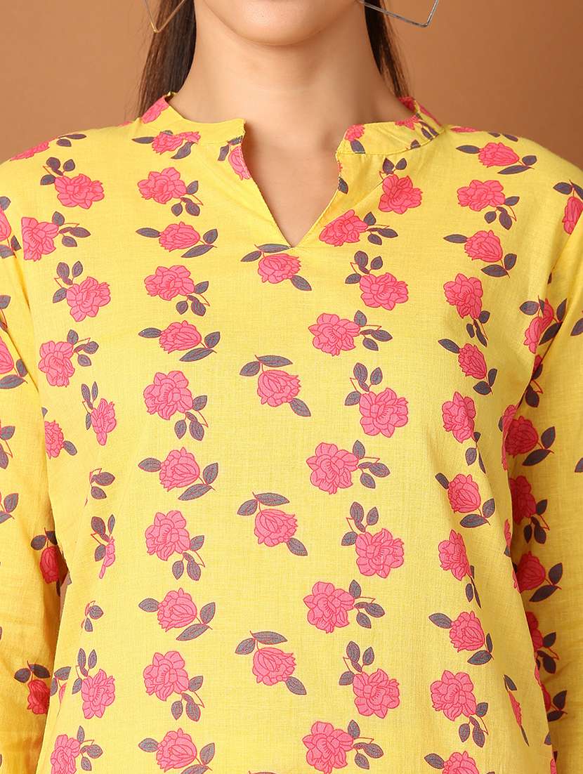 Mustard Cotton Coord Set - 21864354 -  Standard Image - 4