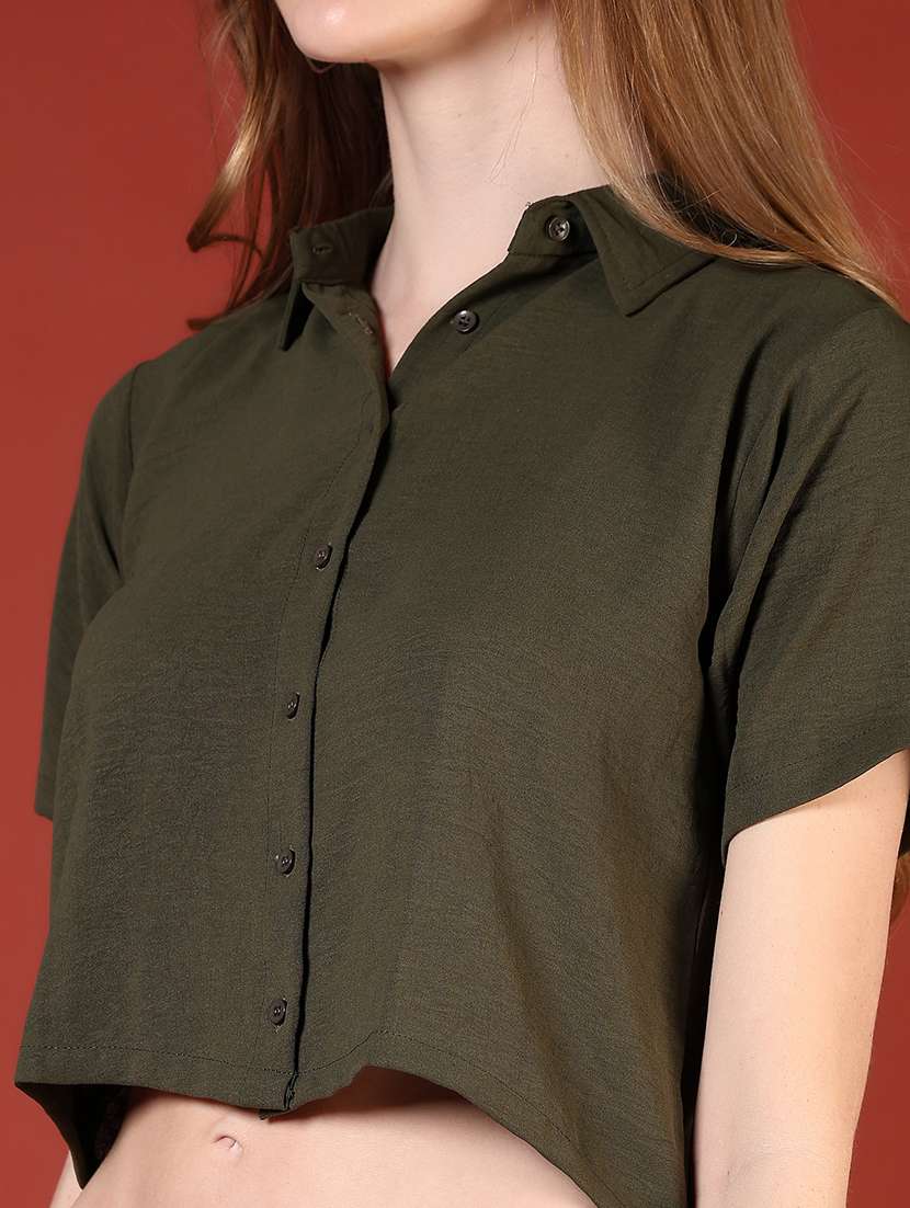 olive cotton coord set - 21864399 -  Standard Image - 4