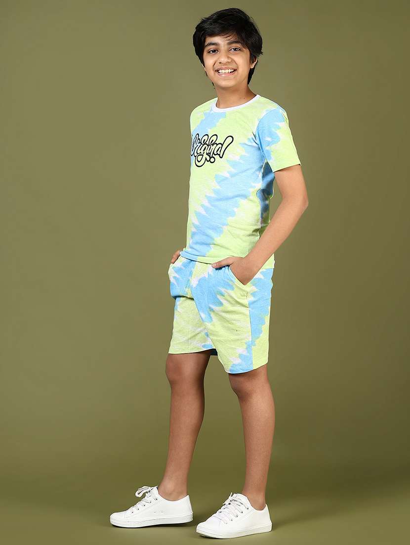 boys printed short sleeves co-ord set - 21864620 -  Standard Image - 6