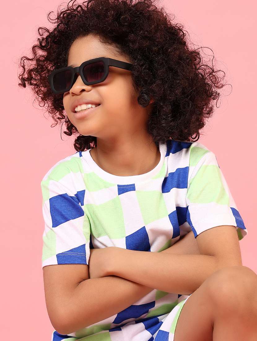 boys printed short sleeves co-ord set