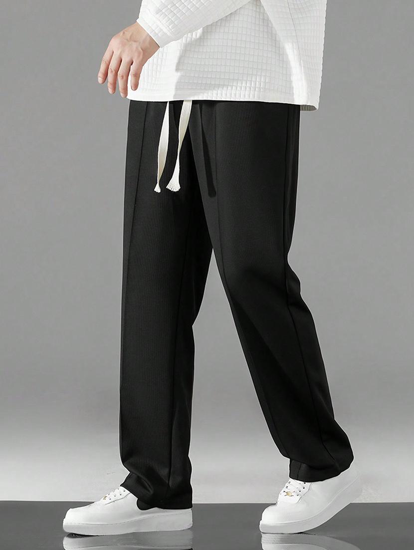 men solid mid rise relaxed fit track pant - 21865748 - Standard Image - 1