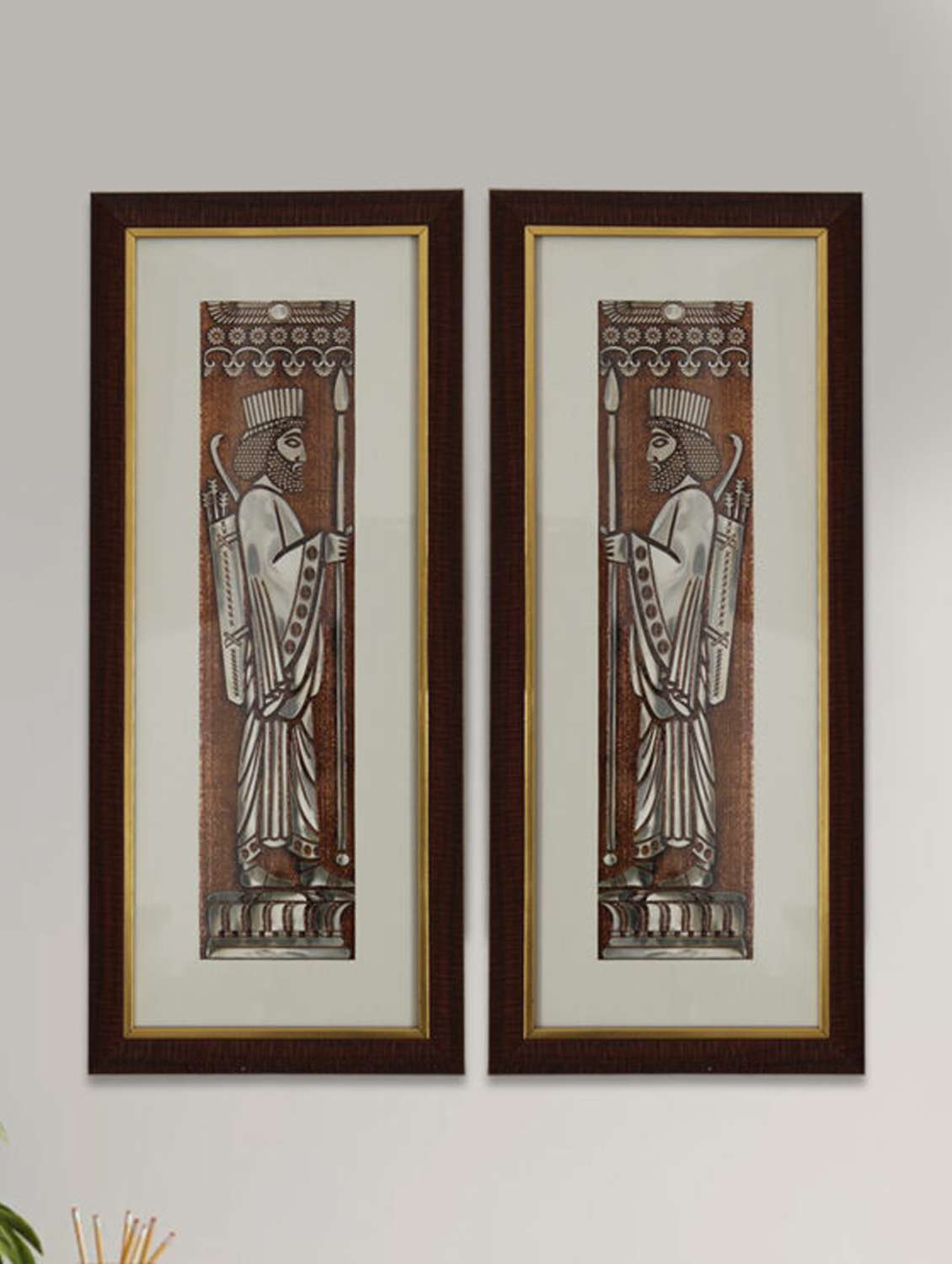 the archaemenid soldier wall painting