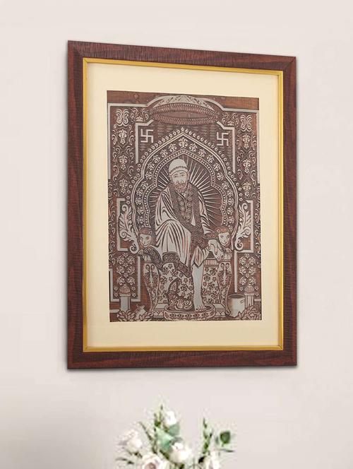shraddha saburi sai baba painting - 21866065 - Standard Image - 0