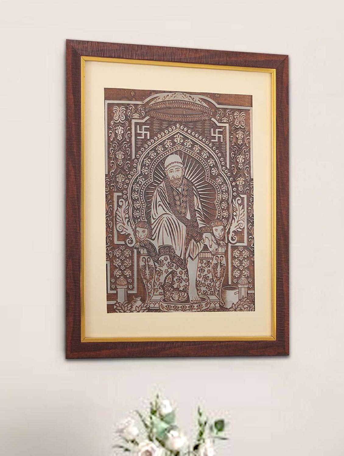 shraddha saburi sai baba painting - 21866065 - Zoom Image - 0