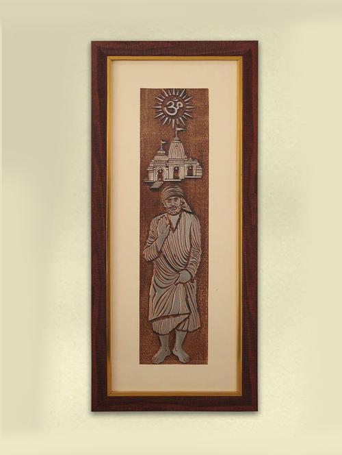 divine sai baba wall painting - 21866066 - Standard Image - 0