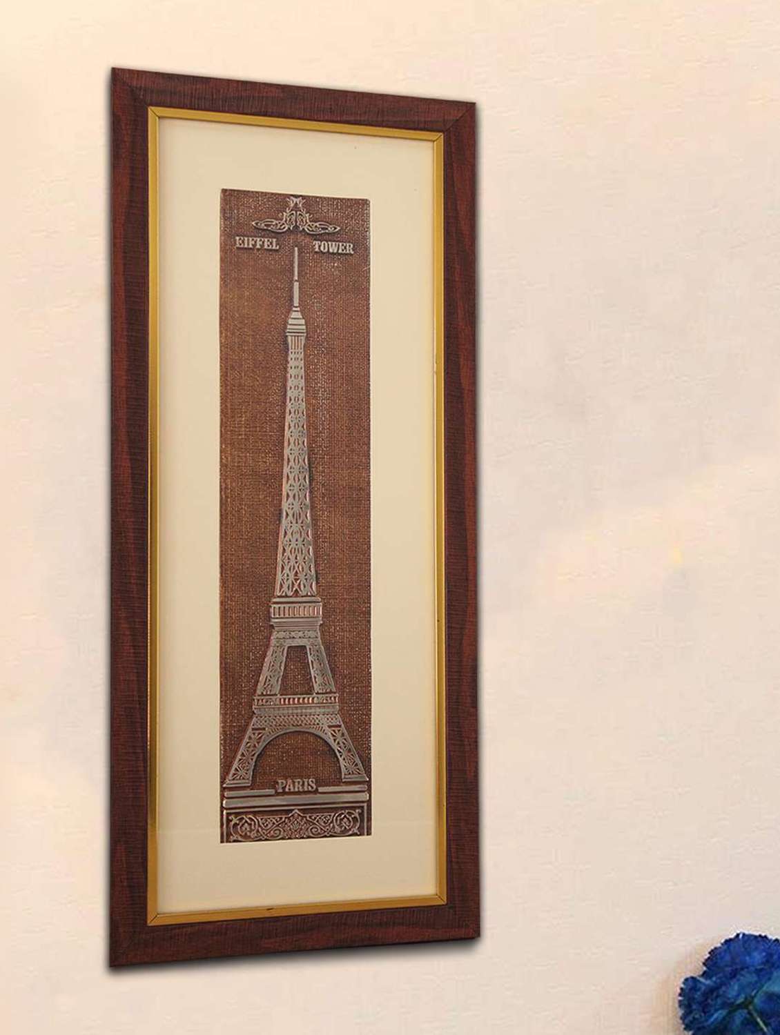 eiffel tower foil wall painting