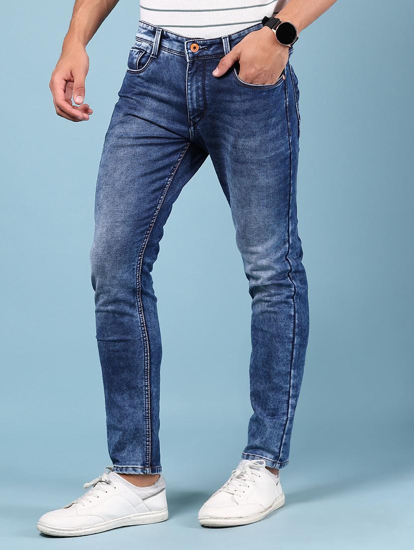 men solid mid rise slim fit jean - 21871782 -  Standard Image - 1