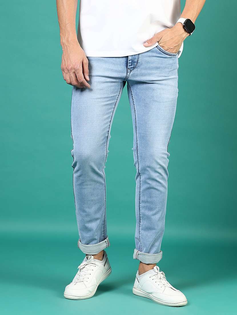 men washed mid rise full length jean - 21871991 -  Standard Image - 1