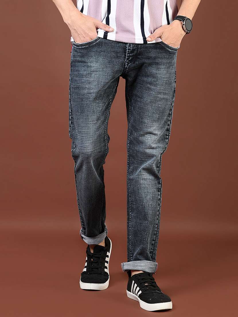 men washed mid rise full length jean - 21872055 -  Standard Image - 1