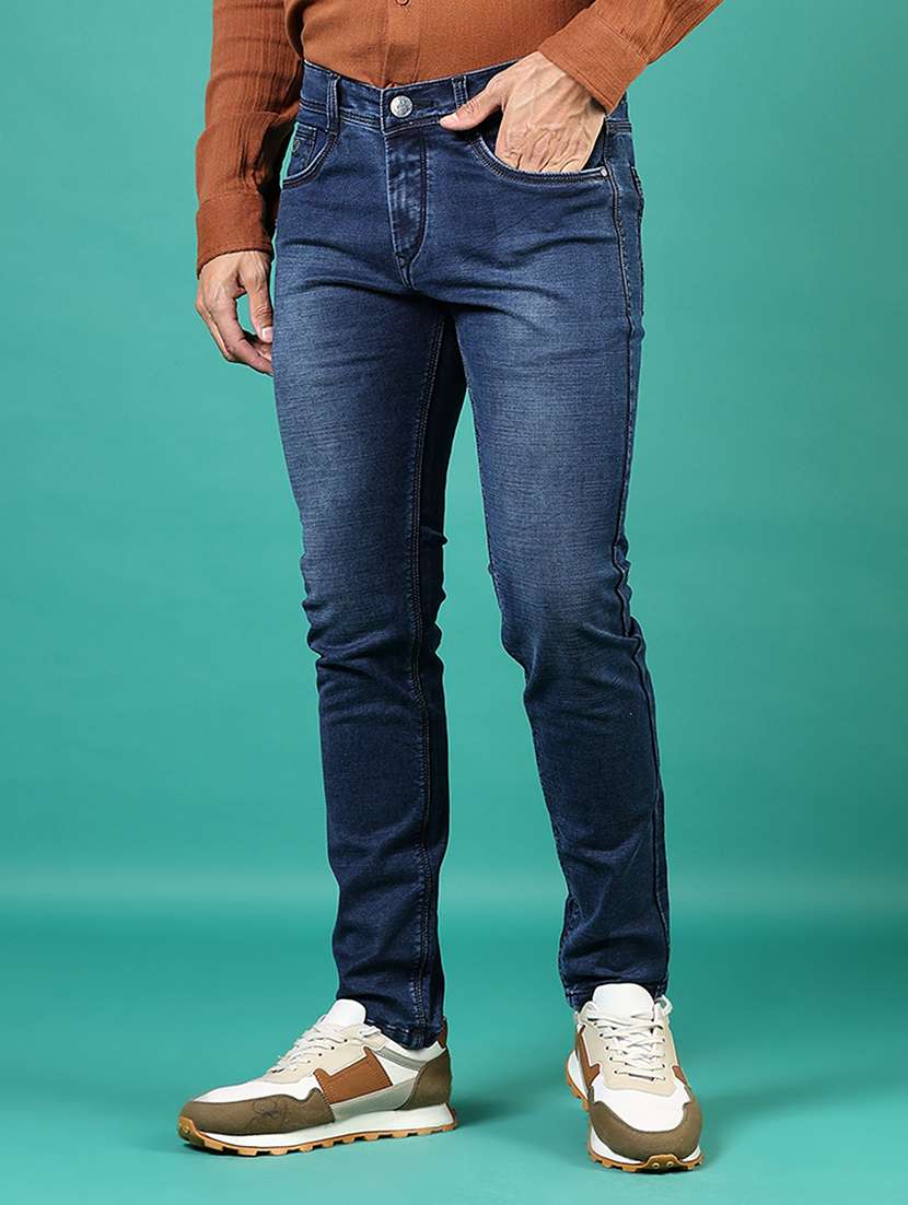 men washed mid rise full length jean - 21872057 -  Standard Image - 1