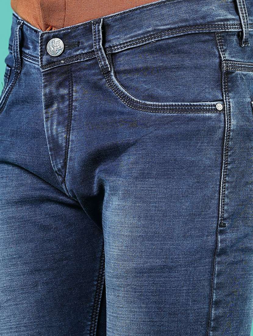 men washed mid rise full length jean - 21872057 -  Standard Image - 4