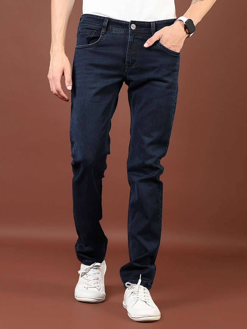 men washed mid rise full length jean - 21872178 -  Standard Image - 1